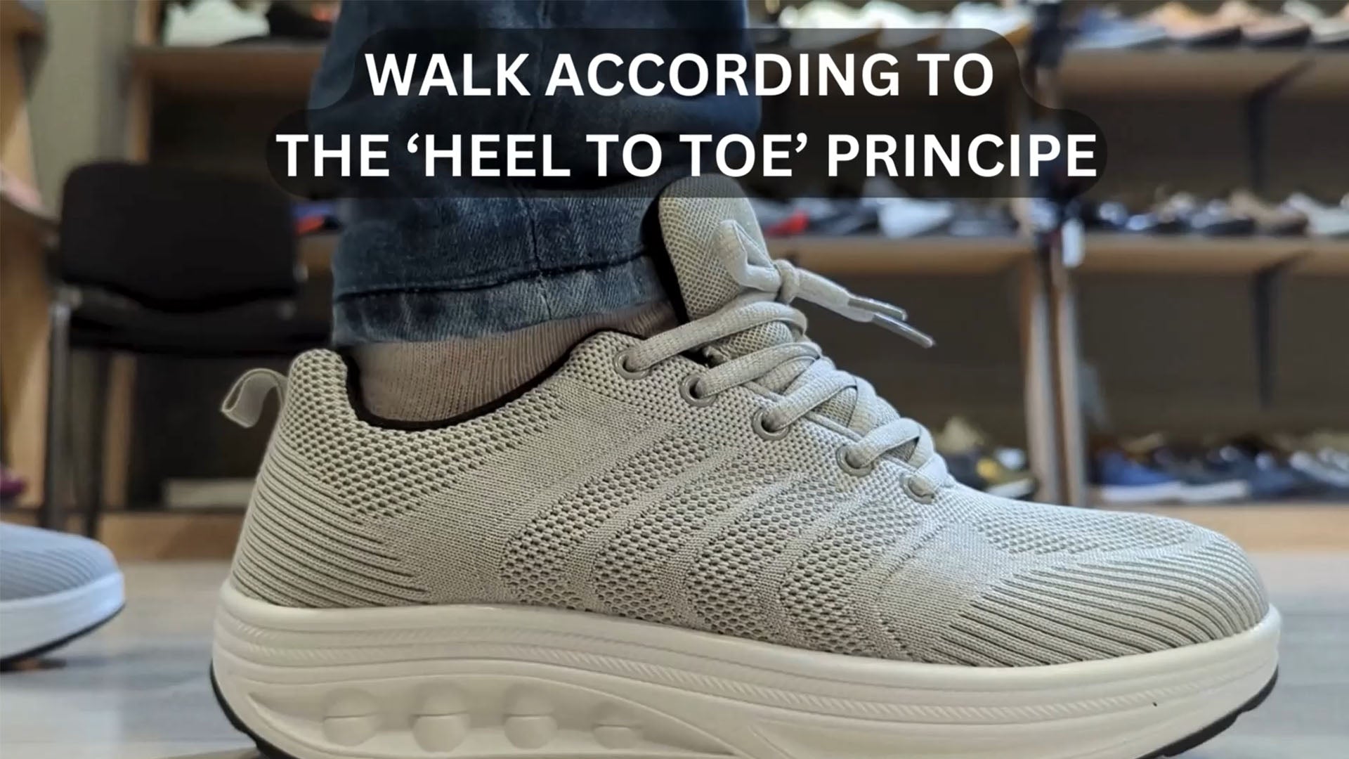 Naloži videoposnetek: Rocker sole shoes type walkmax video that shows different models and features