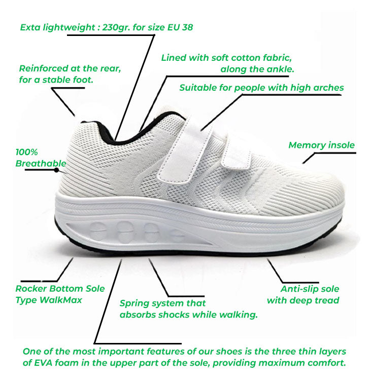 rocker sole shoes apollo medical b903-8 features