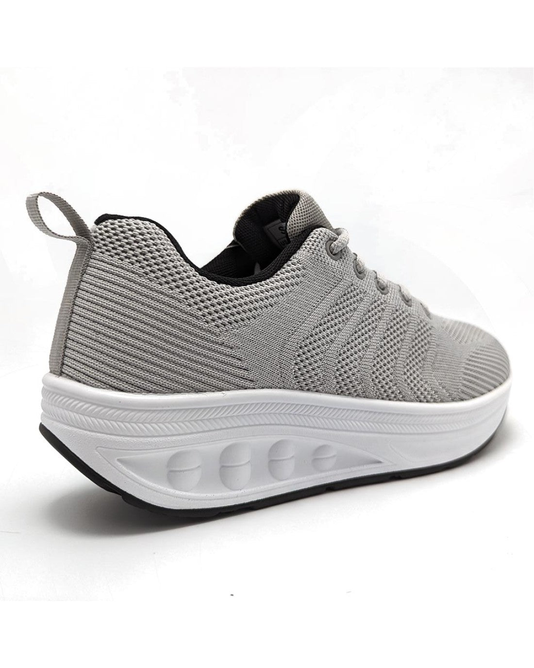 rocker sole shoes apollo medical b903-7 grey color back side (Type WalkMax)